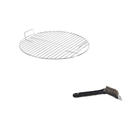 Ruszt grilla grill śr 42cm nowy uchwyty chrom szczotka Ruszt grilla grill śr 42cm nowy uchwyty chrom szczotka