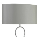 LED Lampa podłogowa SINA E27 152cm szara srebrna LED Lampa podłogowa SINA E27 152cm szara srebrna