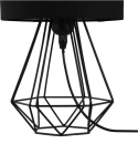 LED Lampa nocna stołowa SOPHIA 36cm E27 czarna