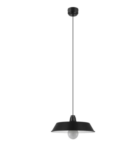LED Lampa wisząca ALBERT 38cm E27 czarna metalowa LED Lampa wisząca ALBERT 38cm E27 czarna metalowa