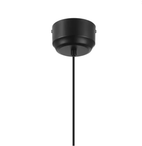 LED Lampa wisząca ALBERT 38cm E27 czarna metalowa LED Lampa wisząca ALBERT 38cm E27 czarna metalowa