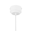 LED Lampa wisząca ALBERT 38cm E27 biała metalowa LED Lampa wisząca ALBERT 38cm E27 biała metalowa