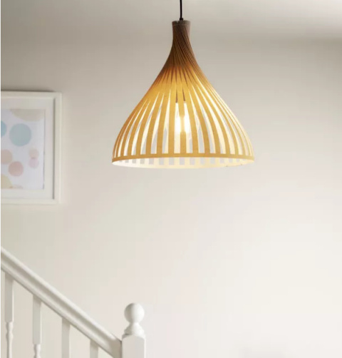 LED Lampa wisząca AMILA ażurowa E27 żółta LED Lampa wisząca AMILA ażurowa E27 żółta