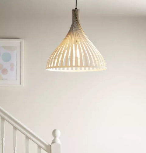 LED Lampa wisząca AMILA ażurowa E27 biała LED Lampa wisząca AMILA ażurowa E27 biała