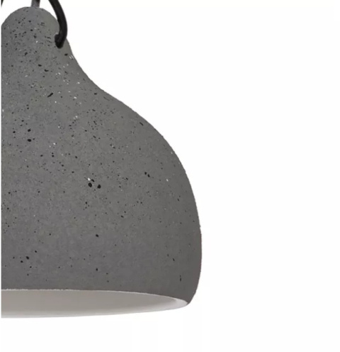 LED Lampa wisząca SUSAN 22cm E27 szara ceramiczna metal LED Lampa wisząca SUSAN 22cm E27 szara ceramiczna metal