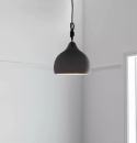 LED Lampa wisząca SUSAN 22cm E27 szara ceramiczna metal LED Lampa wisząca SUSAN 22cm E27 szara ceramiczna metal