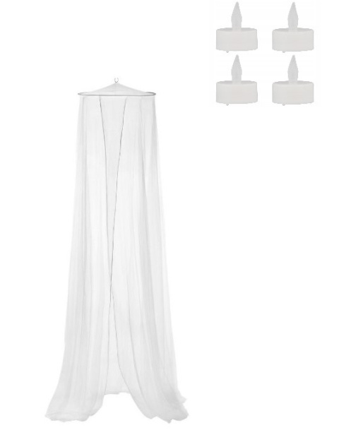 Moskitiera łóżko dziecka 220cm zakres 850cm Tealight4 Moskitiera łóżko dziecka 220cm zakres 850cm Tealight4