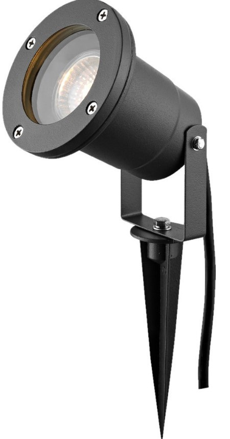 LED Lampa reflektor BLACK ogrodowy IP54 wbijany GU10 LED Lampa reflektor BLACK ogrodowy IP54 wbijany GU10