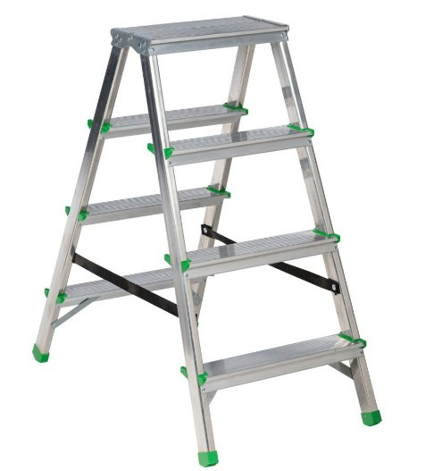 Drabina Taboret aluminiowa BET 80cm 4 stopnie robocza Drabina Taboret aluminiowa BET 80cm 4 stopnie robocza