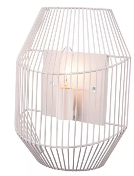 LED Lampa kinkiet Hera E14 biała ścienna dyskretna biel LED Lampa kinkiet Hera E14 biała ścienna dyskretna biel