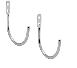 2szt Wieszak zagięty szatnia 3,3cm szer 1cm gł 7,7cm warsztat