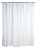 Zasłona prysznicowa BIAŁA 180x200 cm poliester biała Zasłona prysznicowa BIAŁA 180x200 cm poliester biała