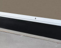 Listwa uszczelniająca FOXI ALU 125cm szczotka wys 76mm Listwa uszczelniająca FOXI ALU 125cm szczotka wys 76mm