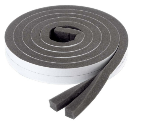 Uszczelka uszczelnia FOXI GREY 6m pianka z taśmą 17mm Uszczelka uszczelnia FOXI GREY 6m pianka z taśmą 17mm