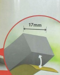 Uszczelka uszczelnia FOXI GREY 15m pianka z taśmą 17mm Uszczelka uszczelnia FOXI GREY 15m pianka z taśmą 17mm