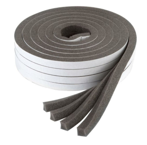 Uszczelka uszczelnia FOXI GREY 15m pianka z taśmą 17mm Uszczelka uszczelnia FOXI GREY 15m pianka z taśmą 17mm