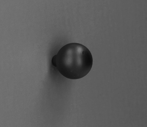 Gałka meblowa BLACK kulka 2,4cm szafki szuflady czarny Gałka meblowa BLACK kulka 2,4cm szafki szuflady czarny