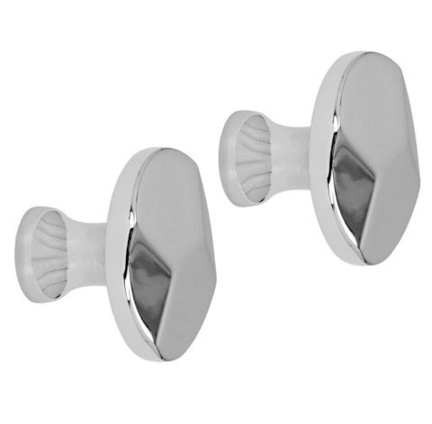 Gałka meblowa niesymetryczna chrom 3,5cm szafki szuflady Gałka meblowa niesymetryczna chrom 3,5cm szafki szuflady