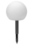Lampa biała KULA IP44 LED solar słoneczny 20cm wbijana Lampa biała KULA IP44 LED solar słoneczny 20cm wbijana