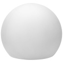 Lampa biała KULA IP44 LED solar słoneczny 20cm wbijana Lampa biała KULA IP44 LED solar słoneczny 20cm wbijana