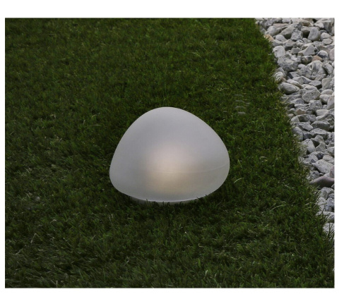 Lampa biały kamień IP44 LED solar słoneczny zestaw 2szt Lampa biały kamień IP44 LED solar słoneczny zestaw 2szt