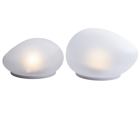 Lampa biały kamień IP44 LED solar słoneczny zestaw 2szt Lampa biały kamień IP44 LED solar słoneczny zestaw 2szt