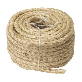 Linka sizalowa 15m 6mm sznur agawy wytrzymały Linka sizalowa 15m 6mm sznur agawy wytrzymały