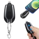 Powerbank ładowarka przenośna brelok do kluczy USB C 1500mah Powerbank ładowarka przenośna brelok do kluczy USB C 1500mah