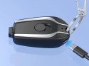 Powerbank ładowarka przenośna brelok do kluczy USB C 1500mah Powerbank ładowarka przenośna brelok do kluczy USB C 1500mah