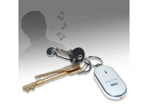 Brelok lokalizator do kluczy na gwizd z diodą podświetlającą led key finder Brelok lokalizator do kluczy na gwizd z diodą podświetlającą led key finder