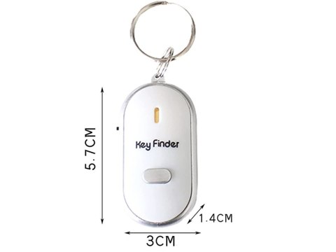 Brelok lokalizator do kluczy na gwizd z diodą podświetlającą led key finder Brelok lokalizator do kluczy na gwizd z diodą podświetlającą led key finder
