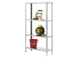 Regał metalowy 160x84x30cm 40kg półka BUD piwnica garaż