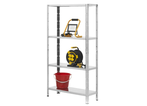 Regał metalowy 160x84x30cm 40kg półka BUD piwnica garaż