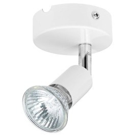 Lampa kinkiet WHITE oprawa punktowa GU10 BIAŁA stal