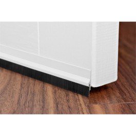 Listwa uszczelniająca szczotka drzwi biała 90cm Listwa uszczelniająca szczotka drzwi biała 90cm