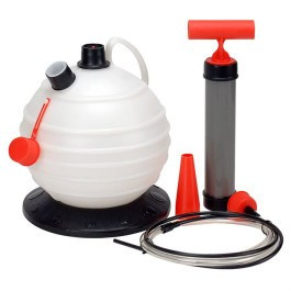 Pompa wymiany oleju zbiornik 6L wąż 2m