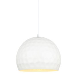 Lampa wisząca GRELIUM 25cm MDM-2956/1Mitalux biała metalowa kula Lampa wisząca GRELIUM 25cm MDM-2956/1Mitalux biała metalowa kula