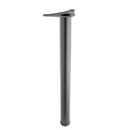 Noga stołu BLANT 71X6cm metalowa regulowana czarna Noga stołu BLANT 71X6cm metalowa regulowana czarna