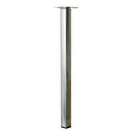 Noga stołu INOX 40x2,5x2,5cm metalowa chrom połysk  