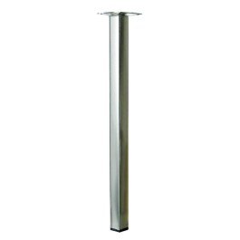 Noga stołu INOX 40x2,5x2,5cm metalowa chrom połysk  