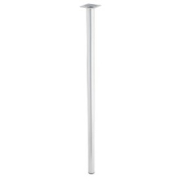 Noga stołu DRACO okrgła 80x3 cm srebrna metal  