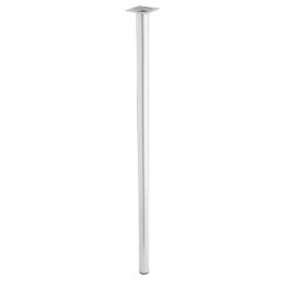 Noga stołu DRACO okrgła 80x3 cm srebrna metal Noga stołu DRACO okrgła 80x3 cm srebrna metal