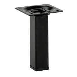 Noga meblowa BENNY 10x2,4x2,4cm metalowa czarna Noga meblowa BENNY 10x2,4x2,4cm metalowa czarna