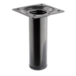 Noga meblowa DUNKE 10x3cm metalowa czarna Noga meblowa DUNKE 10x3cm metalowa czarna