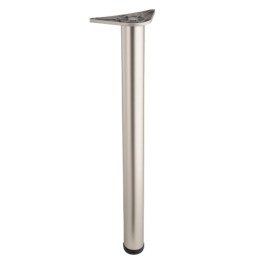 Noga stołu RONDI 71x6cm regulowana metal nikiel Noga stołu RONDI 71x6cm regulowana metal nikiel