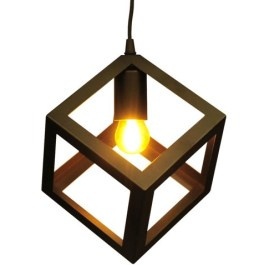 Lampa wisząca żyrandol CUBAN Black czarna 16 cm kuchnia jadalnia 130 cm Lampa wisząca żyrandol CUBAN Black czarna 16 cm kuchnia jadalnia 130 cm