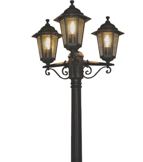 KLASYCZNA LATARNIA Ogrodowa czarna IP44 195cm KLASYCZNA LATARNIA Ogrodowa czarna IP44 195cm