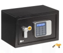 Sejf Keys 2 8,1l pieniądze 20x31x20cm czarna metal Sejf Keys 2 8,1l pieniądze 20x31x20cm czarna metal