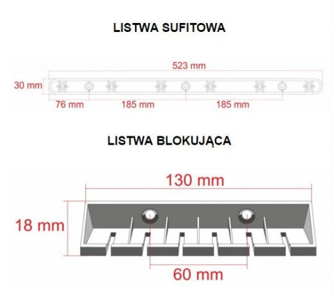 Suszarka sufitowa 6 prętów 150cm suszenia biała Suszarka sufitowa 6 prętów 150cm suszenia biała