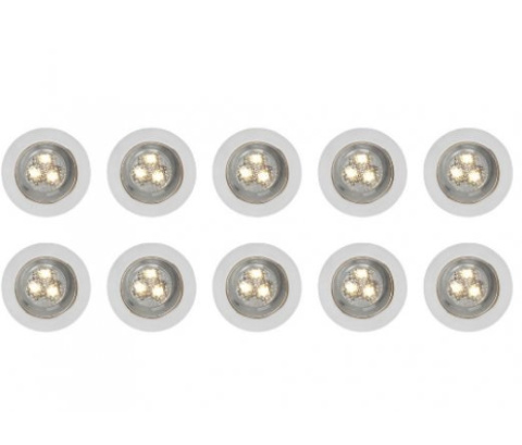 Lampa LED IP67 taras 10szt oczka podłogę mini światło Lampa LED IP67 taras 10szt oczka podłogę mini światło